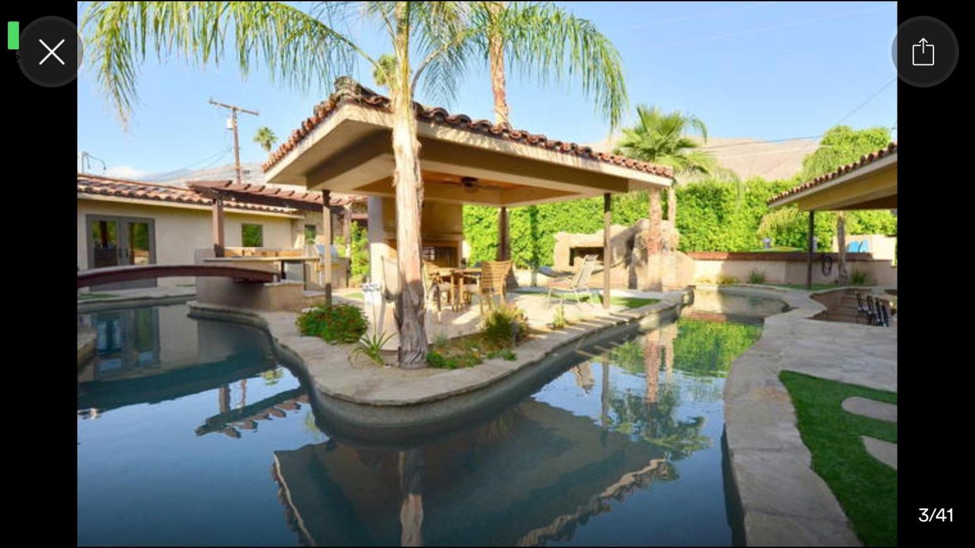 Warm Sands Villa-Moving River/Island بالم سبرينغس المظهر الخارجي الصورة